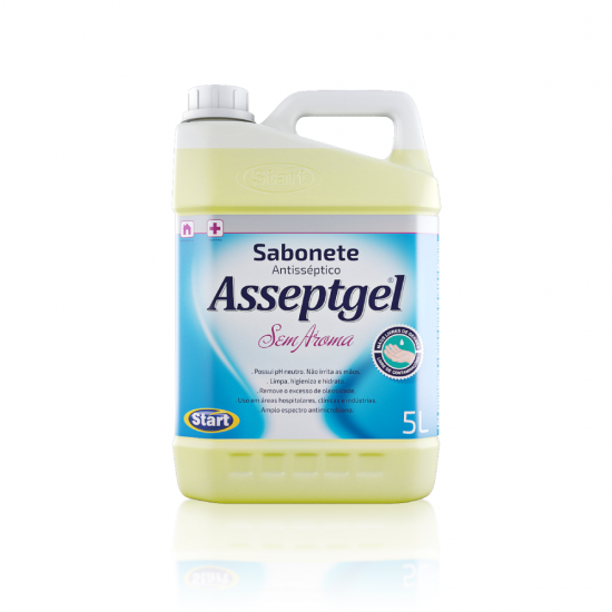 Sabonete Líquido Antisséptico Bac Gel Start Sem Aroma 5L Sabonete Líquido Antisséptico Bac Gel Start Sem Aroma 5L
