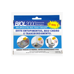 Limpa Fossa, Ralo e Caixa de Gordura BIOL2000 60g Limpa Fossa, Ralo e Caixa de Gordura BIOL2000 60g
