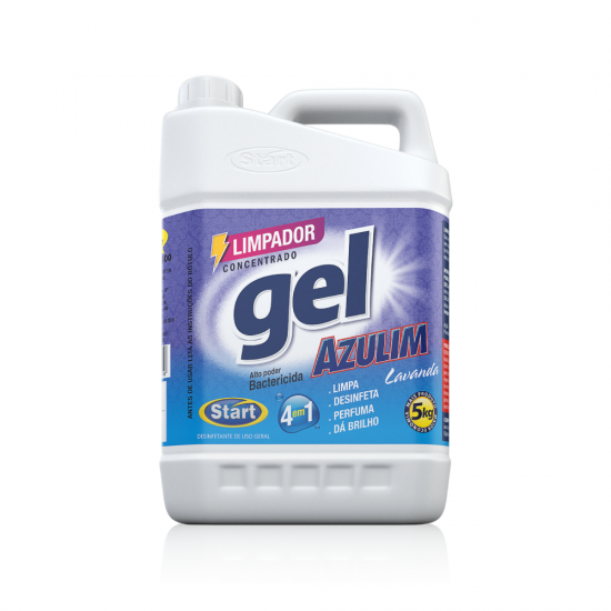 Limpador Desinfetante Concentrado Gel Azulim 5L Limpador Desinfetante Concentrado Gel Azulim 5L