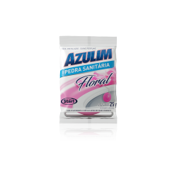 Pedra Sanitária Azulim Floral 25g