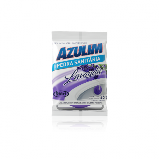 Pedra Sanitária Azulim Lavanda 25g Pedra Sanitária Azulim Lavanda 25g