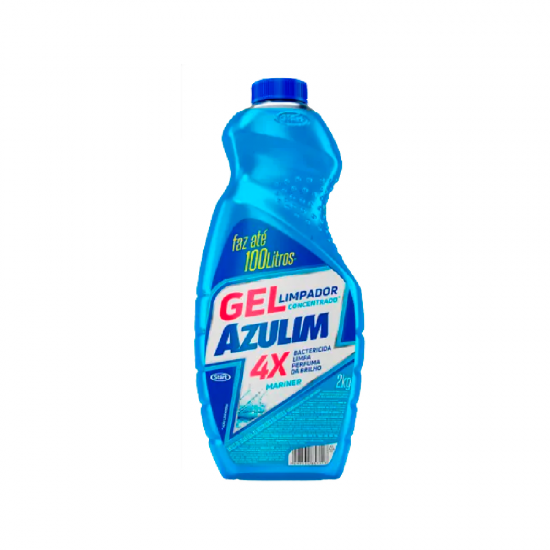 Limpador Desinfetante Concentrado Gel Azulim Mariner 4 em 1 2L