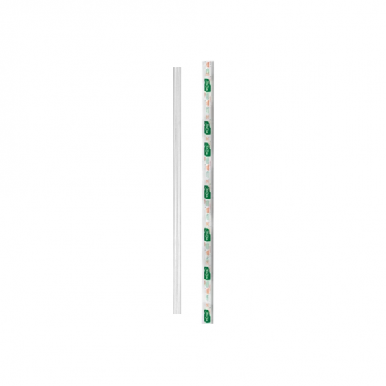 Canudo Biodegradável Shake Strawplast 8mm com 100 unid. Canudo Biodegradável Shake Strawplast 8mm com 100 unid.