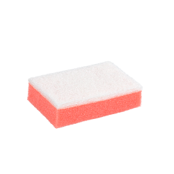 Esponja Dupla Face Rosa para Banheiro SuperPro com 1 unid.