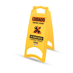 Placa Sinalizadora - EM MANUTENÇÃO - Superpro