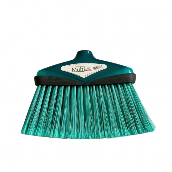 Vassoura de Nylon SuperPro Multiuso Verde - sem Cabo Vassoura de Nylon SuperPro Multiuso Verde - sem Cabo
