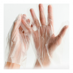 Luva Plástica Descartável Talge com 100 unid. Luva Plástica Descartável Talge com 100 unid.