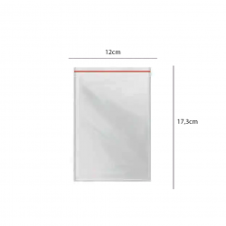 Saco Plástico ZIP n°6 Talge 12x17,3cm com 100 unid.