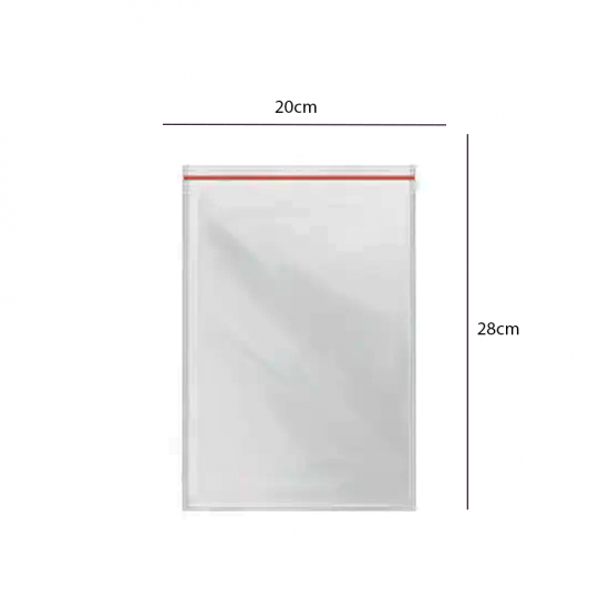 Saco Plástico ZIP n°9 Talge 20x28cm com 100 unid. Saco Plástico ZIP n°9 Talge 20x28cm com 100 unid.