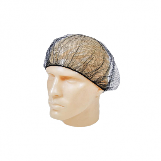 Touca Descartável de Nylon Redinha Preta Talge com 1 unid. Touca Descartável de Nylon Redinha Preta Talge com 1 unid.