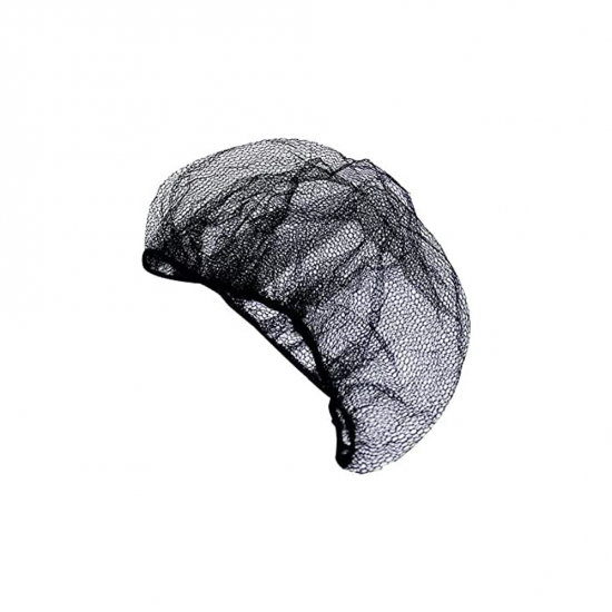 Touca Descartável de Nylon Redinha Preta Talge com 1 unid. Touca Descartável de Nylon Redinha Preta Talge com 1 unid.