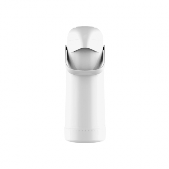 Garrafa Térmica de Pressão 1L Termolar Branca Garrafa Térmica de Pressão 1L Termolar Branca