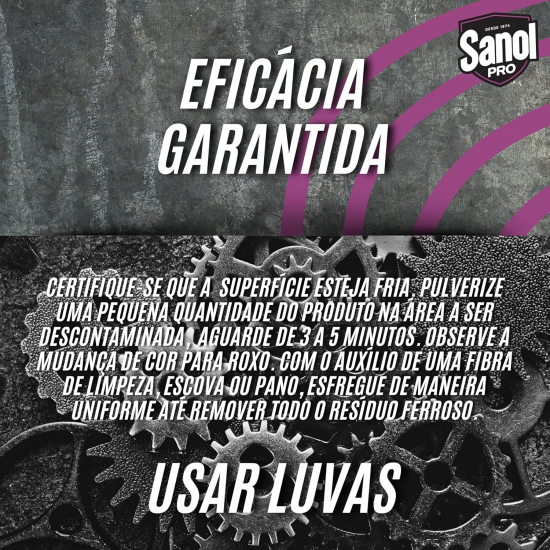 Tira Ferrugem 350mL Sanol Pro Tira Ferrugem 350mL Sanol Pro