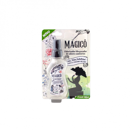 Odorizador Bloqueador de Odores Sanitários Magicô Fresh Mint 120mL Odorizador Bloqueador de Odores Sanitários Magicô Fresh Mint 120mL