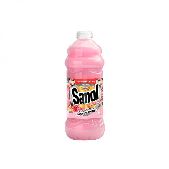 Desinfetante Sanol Infusão de Rosas 2L Desinfetante Sanol Infusão de Rosas 2L