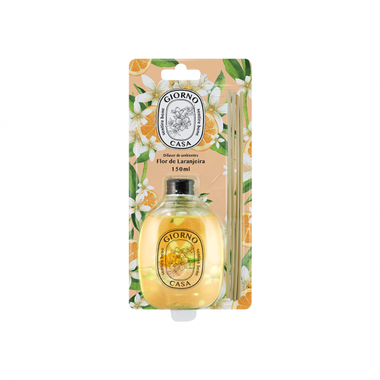 Difusor de Ambientes Giorno Flor de Laranjeira 150mL Difusor de Ambientes Giorno Flor de Laranjeira 150mL