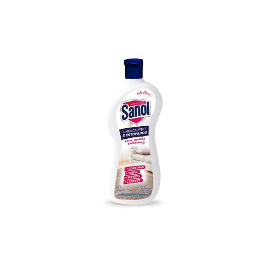 Limpa Carpetes e Estofados Sanol 500mL Limpa Carpetes e Estofados Sanol 500mL