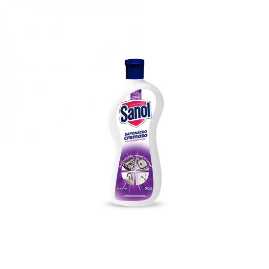 Sapólio Cremoso Sanol Lavanda 500mL Sapólio Cremoso Sanol Lavanda 500mL