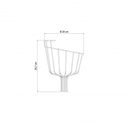 Colhedor de Frutas Tramontina Grande s/ Cabo