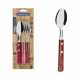 Colher para Chá Inox Tramontina Polywood com 6 unid. Colher para Chá Inox Tramontina Polywood com 6 unid.