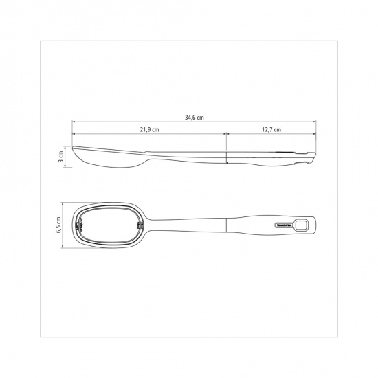 Colher para Servir de Nylon Tramontina Verano com Cabo Polipropileno