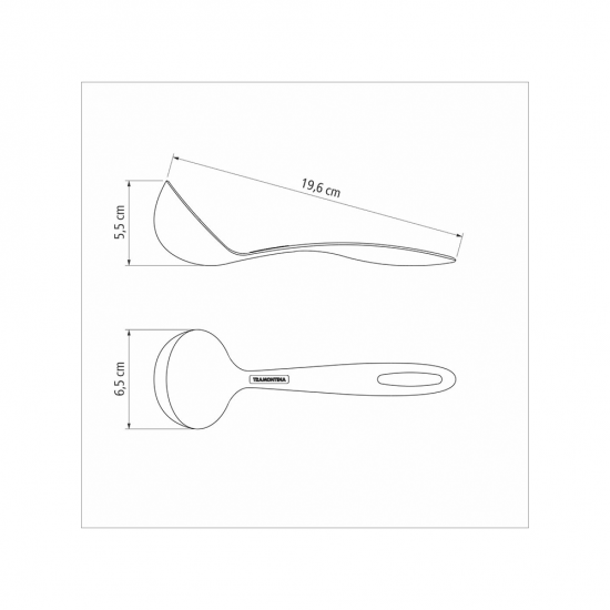 Concha para Molho de Nylon Tramontina Ability Concha para Molho de Nylon Tramontina Ability