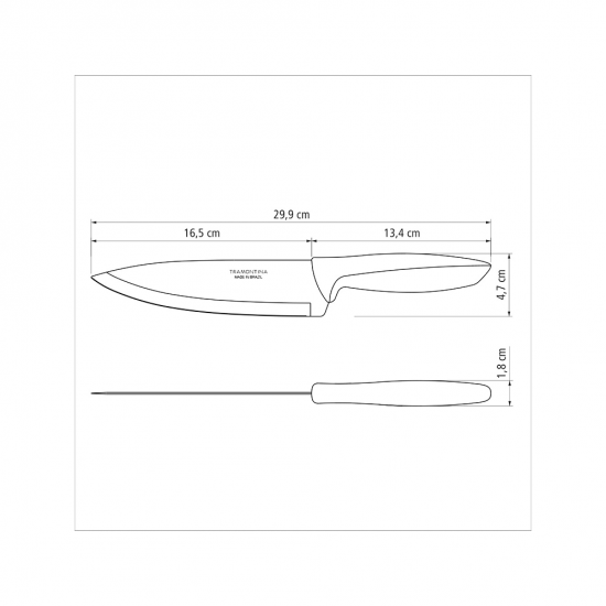 Faca de Inox 7" Tramontina Plenus Faca de Inox 7" Tramontina Plenus