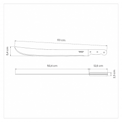 Facão para Mato 20" Tramontina com Cabo de Plástico