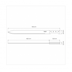Facão para Mato 20" Tramontina com Cabo de Polipropileno