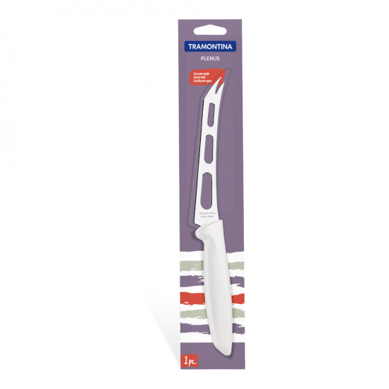 Faca para Queijo de Inox 6" Tramontina Plenus Branco Faca para Queijo de Inox 6" Tramontina Plenus Branco