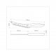 Faca para Queijo de Inox 6" Tramontina Plenus Preto Faca para Queijo de Inox 6" Tramontina Plenus Preto