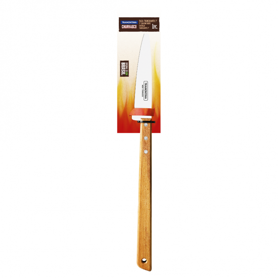 Faca Trinchante para Churrasco Inox 7" Tramontina Pampa Liso Faca Trinchante para Churrasco Inox 7" Tramontina Pampa Liso