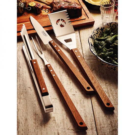 Faca Trinchante para Churrasco Inox 7" Tramontina Pampa Liso Faca Trinchante para Churrasco Inox 7" Tramontina Pampa Liso