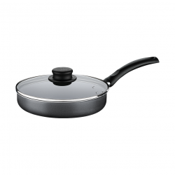 Frigideira Reta 22cm com Tampa em Alumínio Antiaderente Tramontina