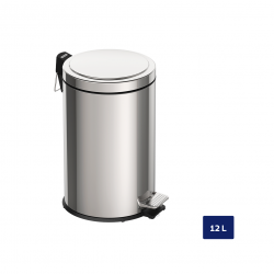Lixeira Inox com Pedal 12L Tramontina