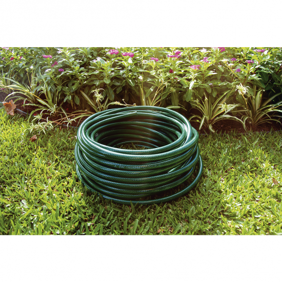 Mangueira para Jardim 30 metros com Engates Tramontina Flex Verde 