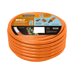 Mangueira para Jardim 1/2" com Engates Tramontina Laranja 25 metros