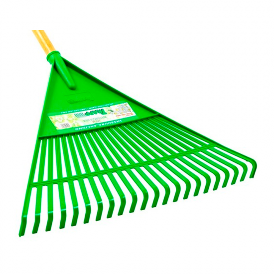 Vassoura Plástica para Jardim Trapp Verde - com Cabo Vassoura Plástica para Jardim Trapp Verde - com Cabo