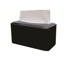 Dispenser Papel Interfolha Balcão Exaccta Preto Dispenser Papel Interfolha Balcão Exaccta Preto