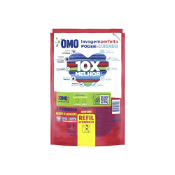 Lava Roupas Líquido Omo Lavagem Perfeita 900mL Refil