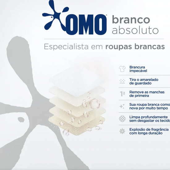 Sabão em Pó Omo Expert Branco Absoluto 360g