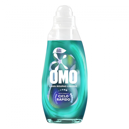 Lava Roupas Líquido Omo Ciclo Rápido Ação Total 1,4L Lava Roupas Líquido Omo Ciclo Rápido Ação Total 1,4L