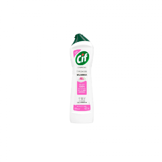 Limpador Cremoso Cif Limpeza Profunda Floral 450mL