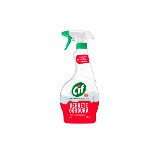 Limpador Desengordurante Derrete Gordura Cif 500mL Pulverizador
