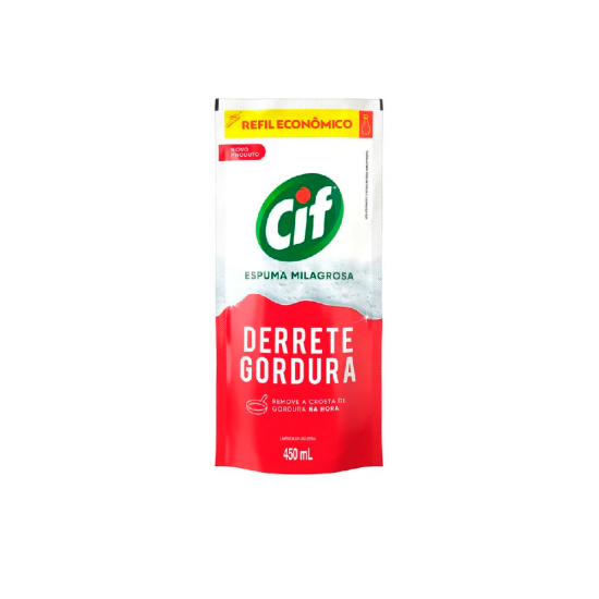 Limpador Desengordurante Derrete Gordura Cif 500mL Refil
