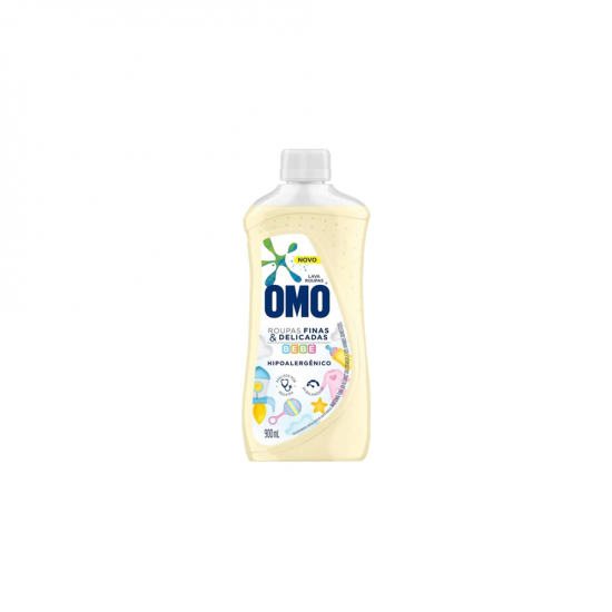 Lava Roupas Líquido Omo Roupas Finas e Delicadas 900mL Bebê Lava Roupas Líquido Omo Roupas Finas e Delicadas 900mL Bebê