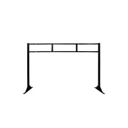 Estrutura Metálica para Lixeira Coleta Seletiva 50L Bralimpia para 4 unid.