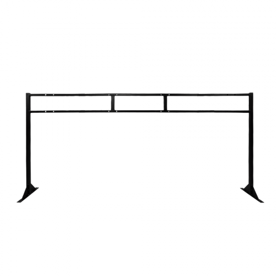 Estrutura Metálica para Lixeira Coleta Seletiva 50L Bralimpia para 6 unid. Estrutura Metálica para Lixeira Coleta Seletiva 50L Bralimpia para 6 unid.
