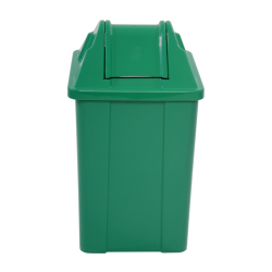 Lixeira com Tampa Basculante 100L JSN - Verde