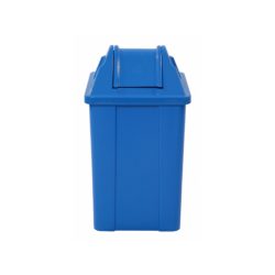 Lixeira com Tampa Basculante 60L JSN Quadrada - Azul Lixeira com Tampa Basculante 60L JSN Quadrada - Azul